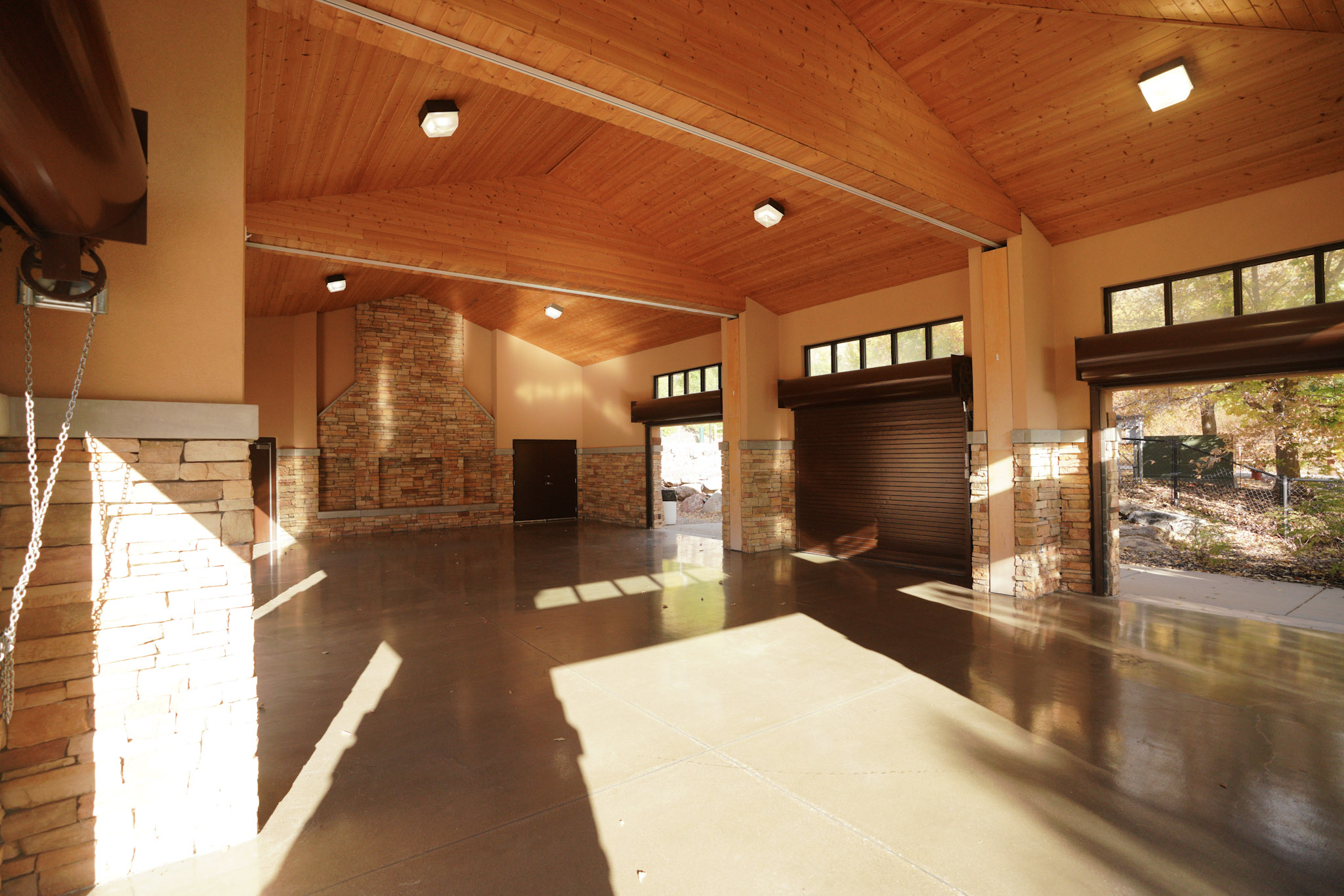 Picture of the interior of the Cascade Center.