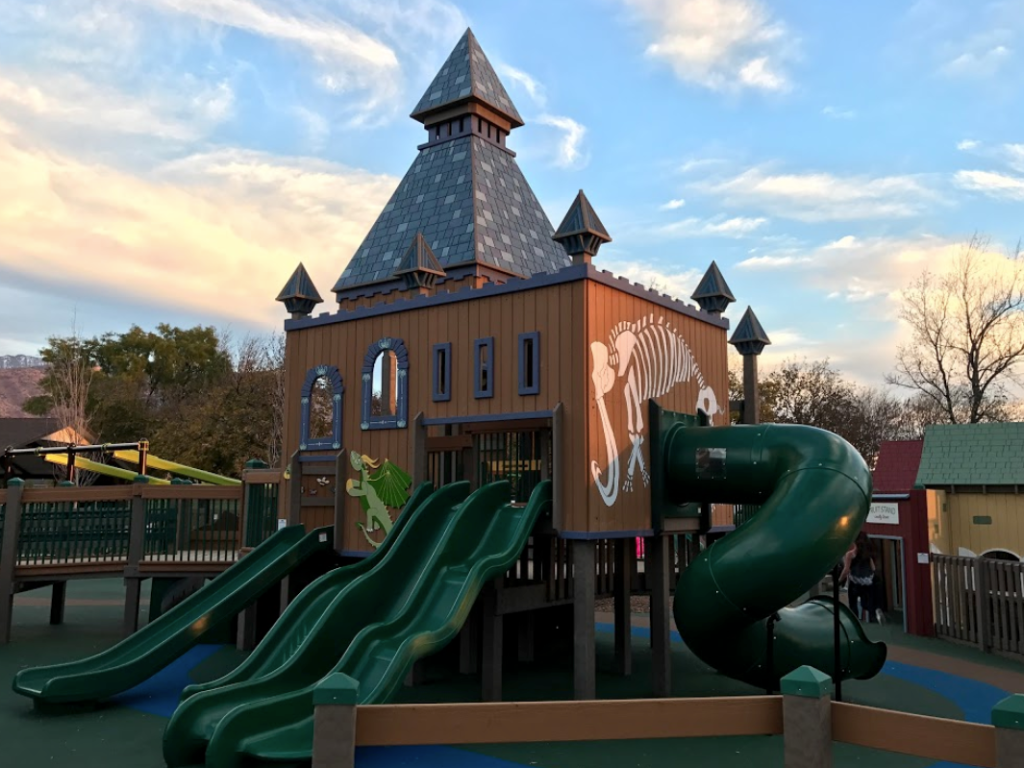 Picture of the All Abilities playground at City Center park.