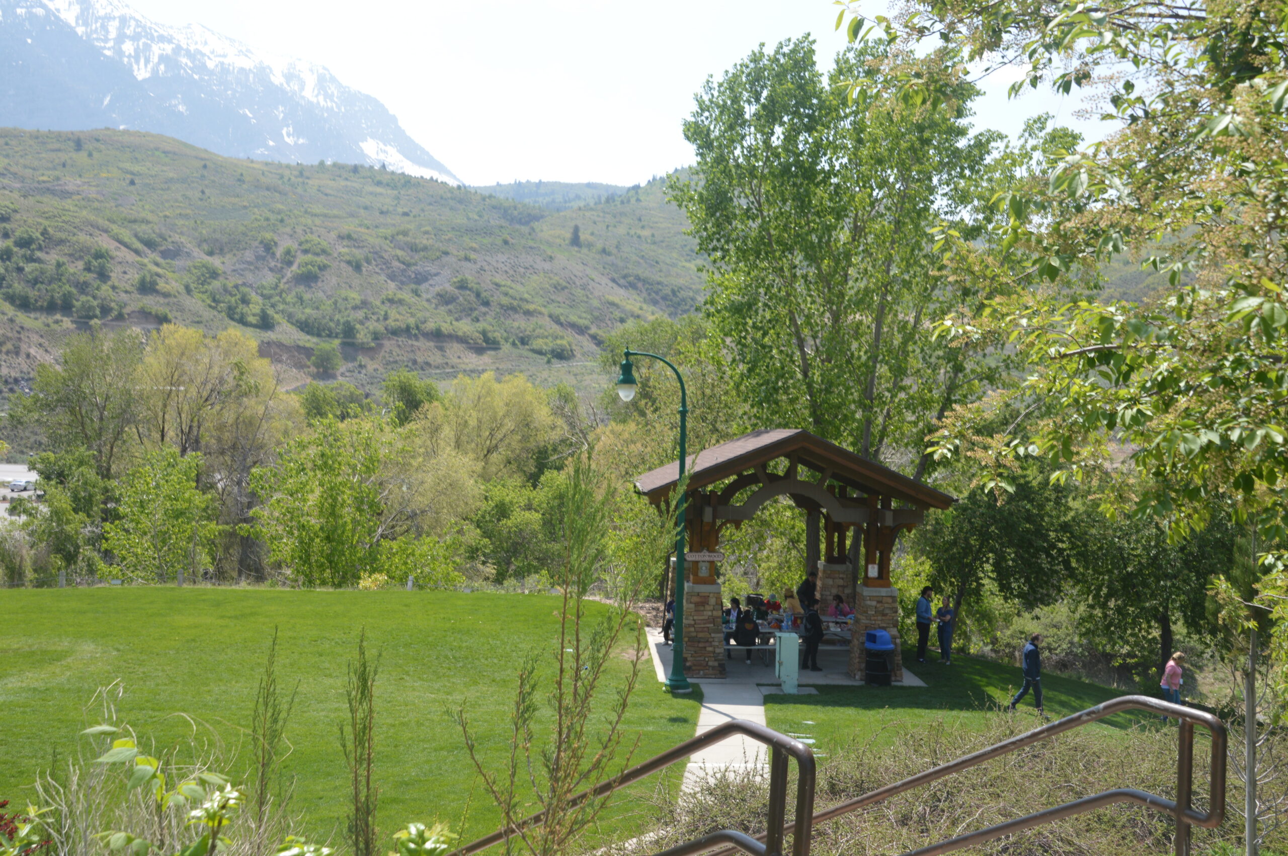 Picture of 'Cottonwood' pavilion at Mount Timpanogos park.