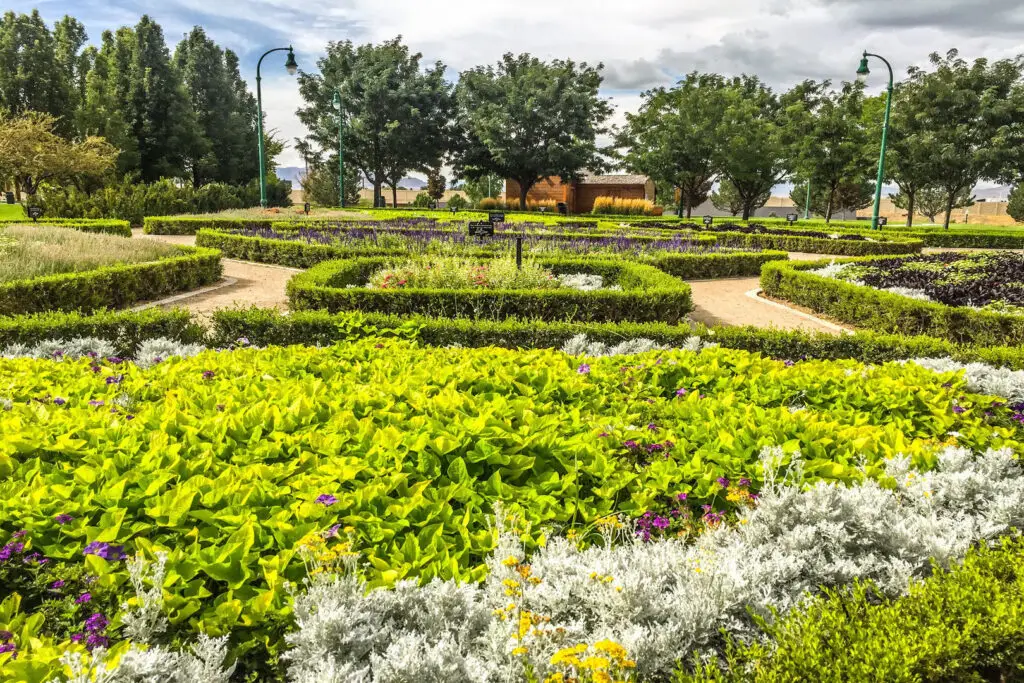 Picture of the garden at Nielsen's Grove park.