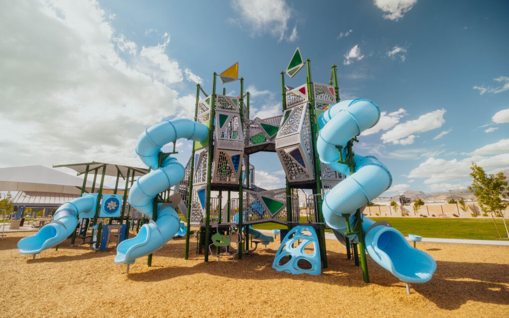 Large Playground with Slides