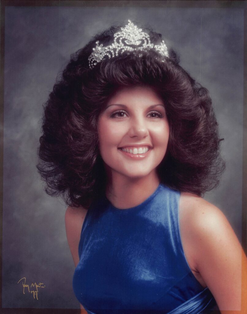 Picture of Shelley Abegg, Miss Orem 1977.