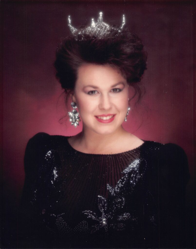 Picture of Collette Schlappi, Miss Orem 1988.