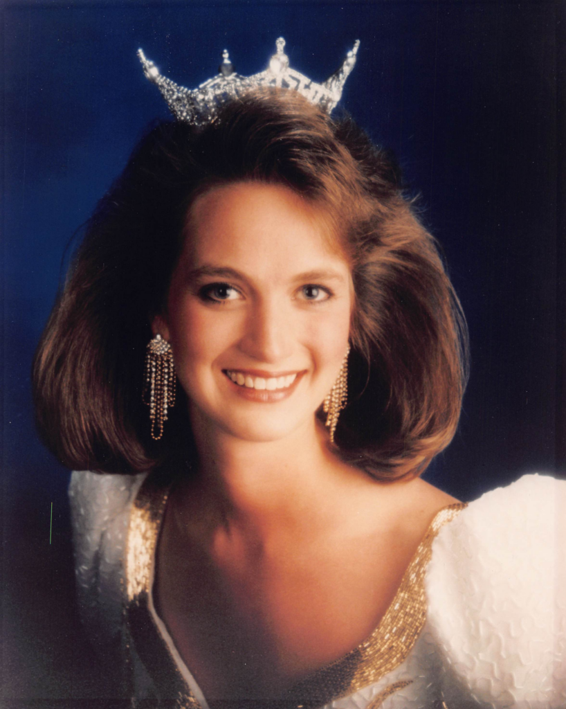 Picture of Denise Warner, Miss Orem 1991.
