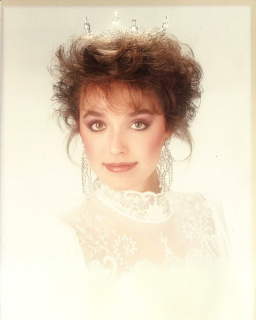 Picture of Dawn Michelle Dorr, Miss Orem 1987.