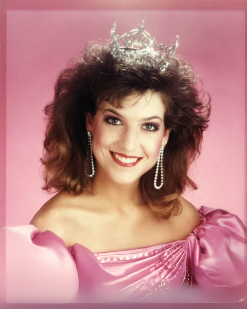 Picture of Shana Houston, Miss Orem 1985.
