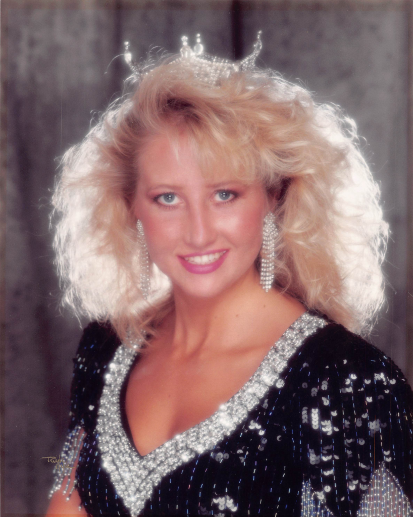 Picture of Gina Moody, Miss Orem 1989.