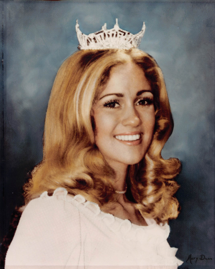 Picture Ruth Smith, Miss Orem 1974.