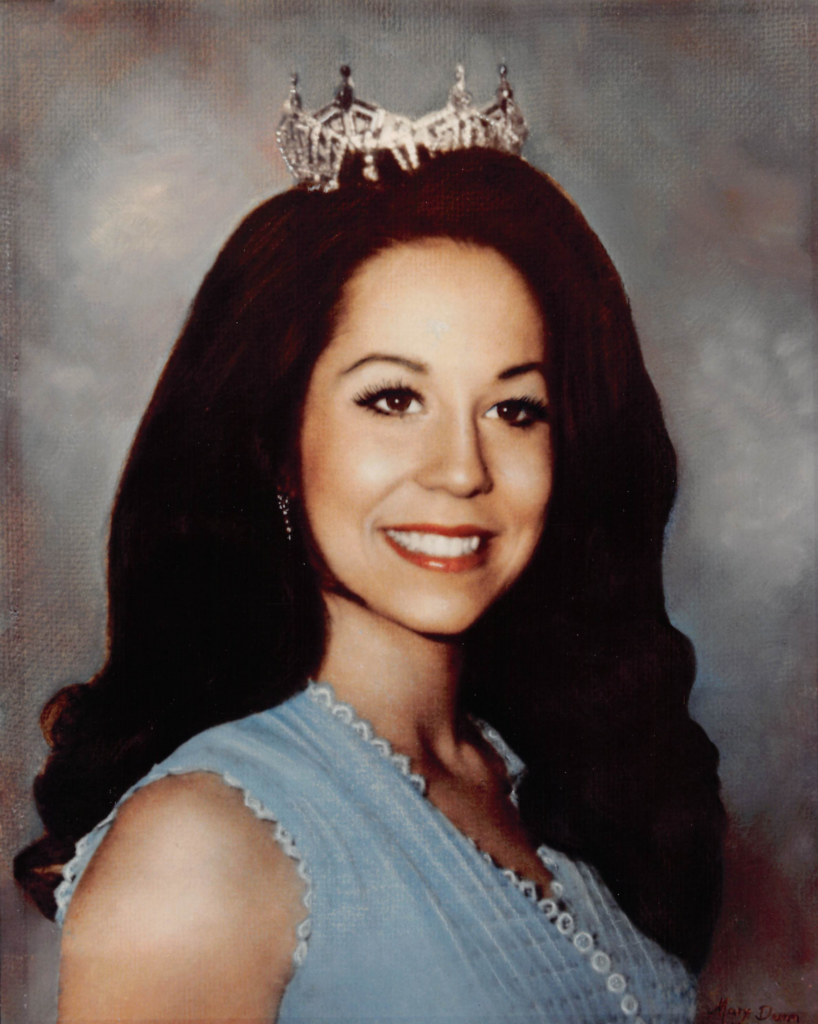 Picture of Janet Christopher, Miss Orem 1973.