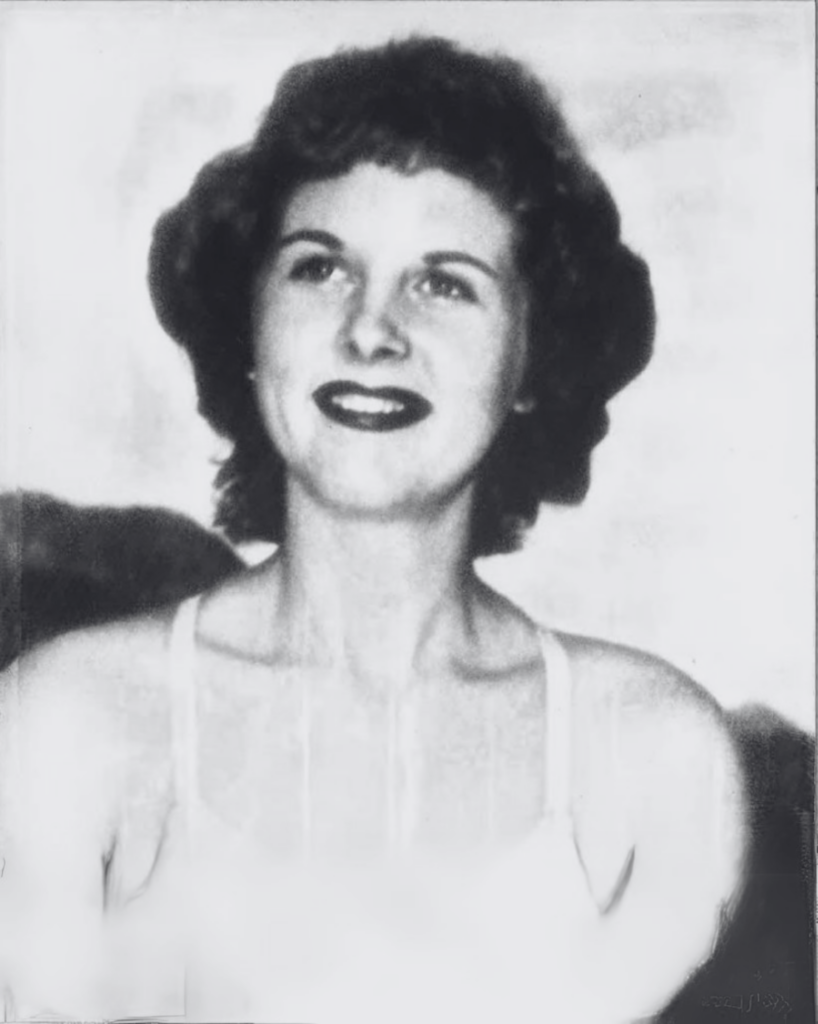 Picture of Sharlee Peacock, Miss Orem 1949.