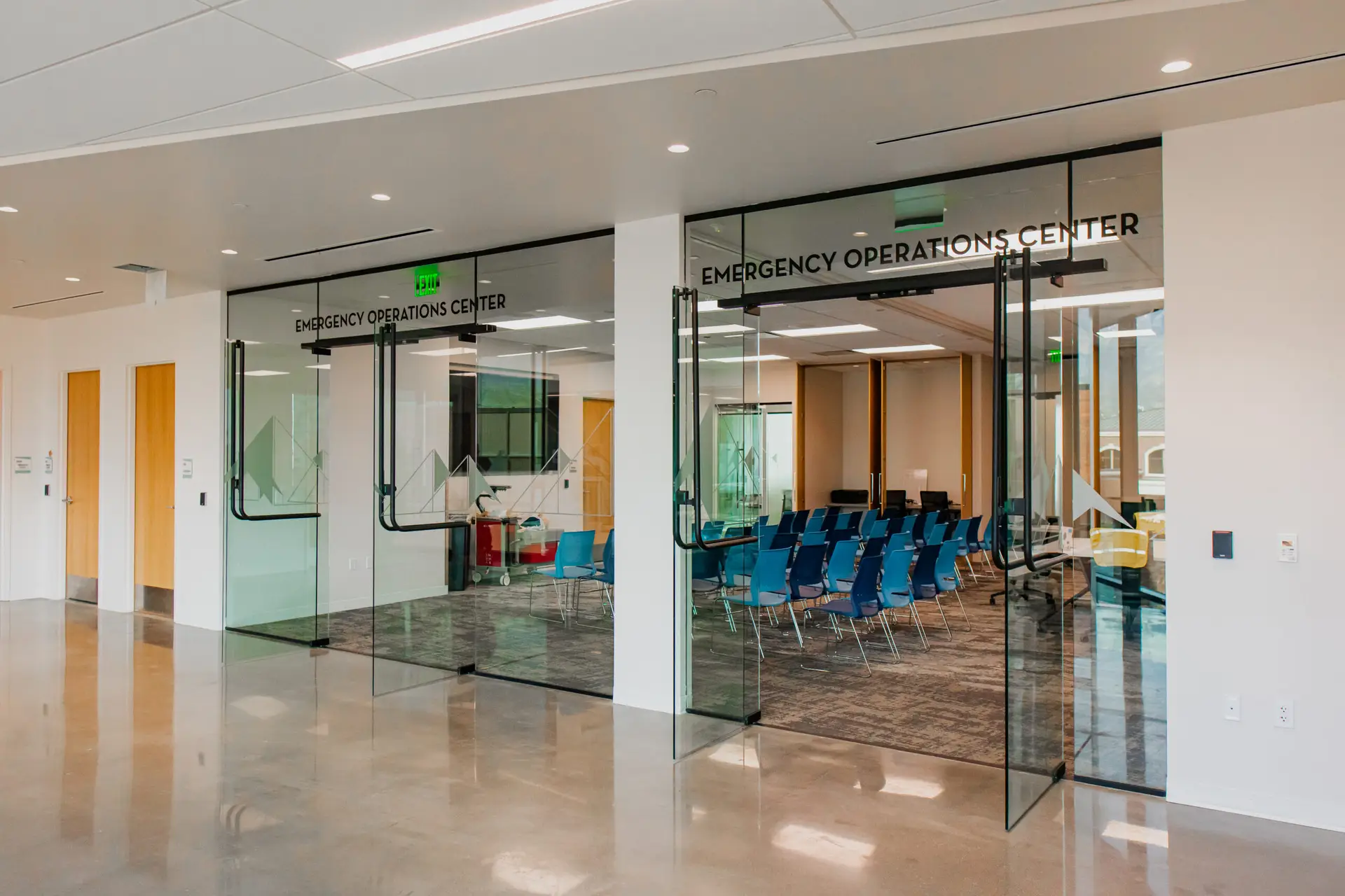 Emergency Operations Center in City Hall.