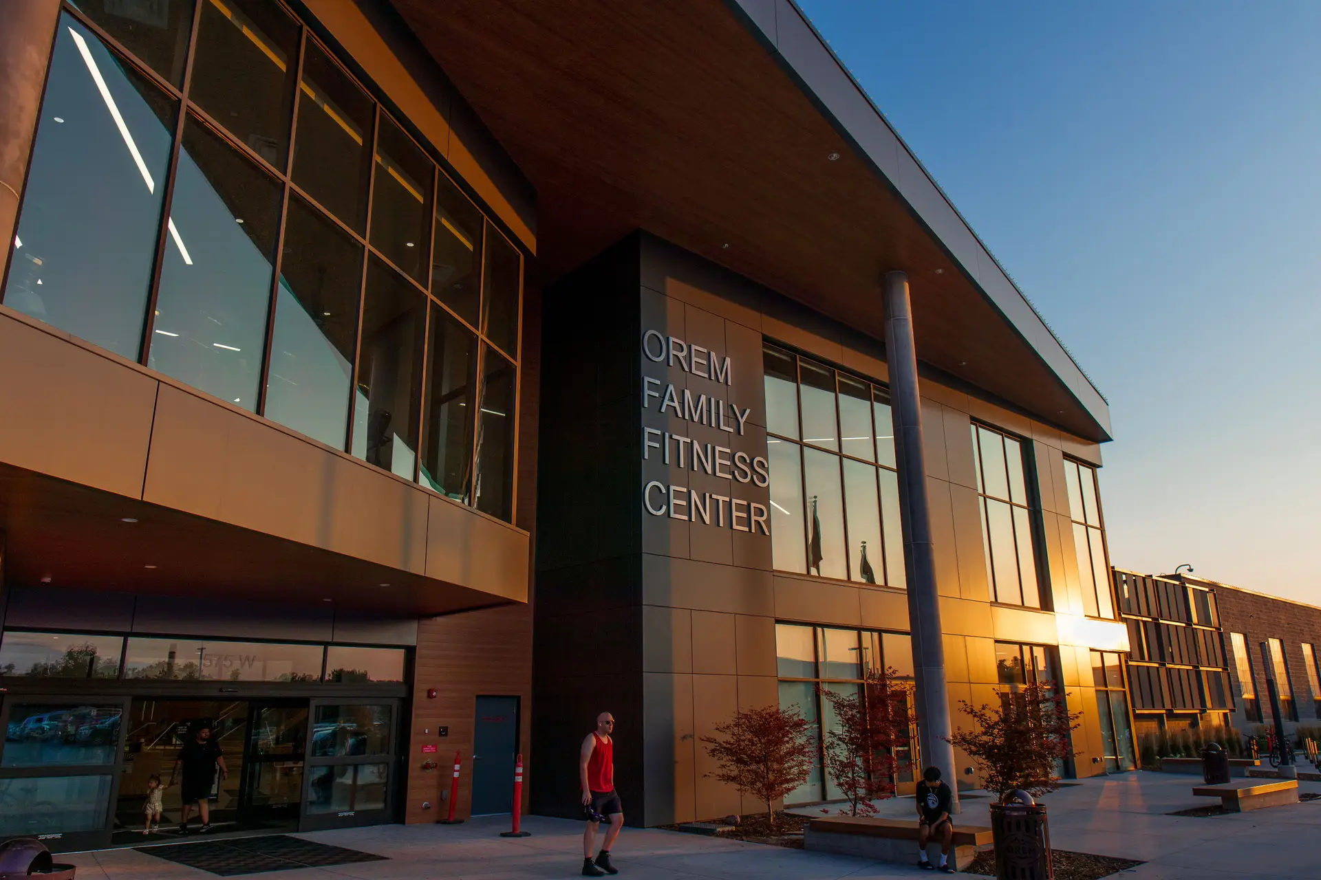 Exterior of the Orem Family Fitness Center.